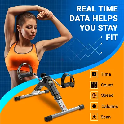 Mini Foldable Arm  Leg Pedal Exerciser