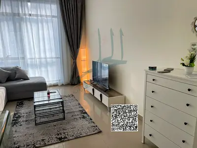 غرفة وصالة مفروش للايجار الشهري بكورنيش عجمان 🔥