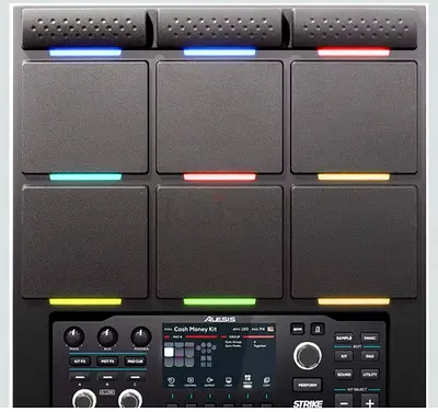 My Alesis Strike 9-pad electronic drum pad multi strike pad including all Indian tones