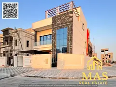 🏡 Luxury Corner Villa for Sale in Al Helio 2 – Ajman | Stone Facade | Prime Location