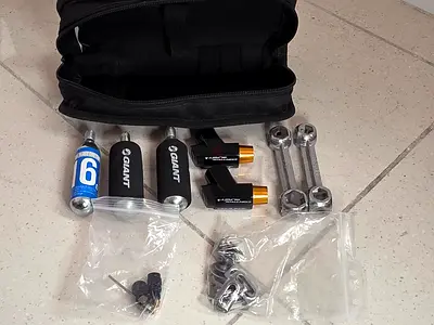 Bike caddy with tools