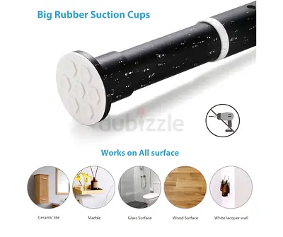 Adjustable Curtain Or Room separator Rod, 410-460cm