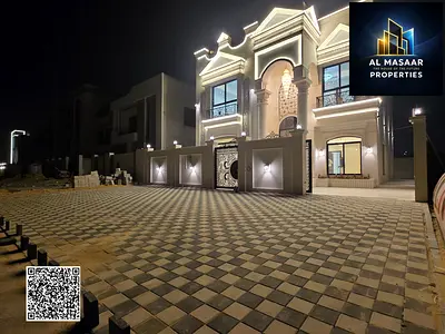 Architectural Masterpiece for Sale in Al Helio 2 – Ajman | Two Floors + Rooftop | 5 Master Bedrooms | Central A/C Included