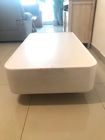 Ceramic modern rectangular coffee table - light used, good condition