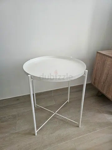 Minimalist White Side Table