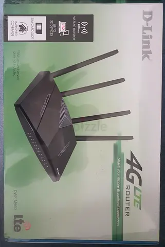 D-Link 4G LTE Router (4 Antennas) — Brand New
