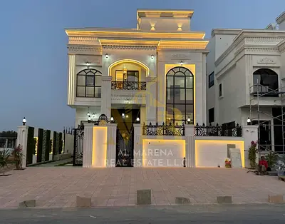 فيلا فاخرة للبيع في الحليو 2 - تصميم أنيق يضم 6غرف نوم واسعة وتشطيبات فائقة الفخامة في موقع استراتيجي في عجمان 🏡✨