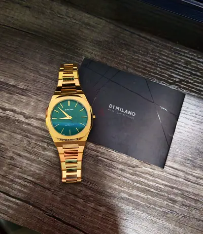 Stylish D1 Milano Gold Green Watch