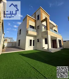 Villa for rent in Al Zahia, first tenant, ready to move in. Modern design, close to all services, wi