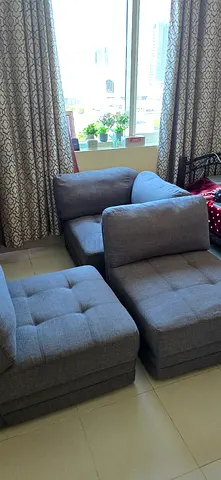 Modern Fabric single seater Sofa Set for Sale