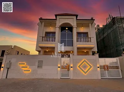 فيلا لايجار بسعر مميز طابقين مع روف 4 غرف تصميم كلاسيك فاخر تشطيب VIP موقع مميز قريب لجميع الخدمات