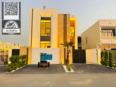 🏠 للبيع فيلا في الحليو 2 بعجمان - 4 عرف ماستر ومجلس وصاله و غرفه خادمه _ تشطيب رخام كامل _ حديقه خارجيه _ تملك حر لجميع الجنسيات
