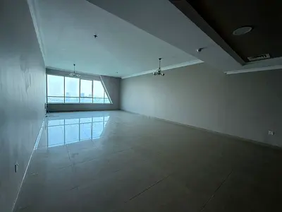 اجمل اطلالة بحربة بالكامل لاكبر ثلاث غرف وصالة ماستر وغرفة خدامة داخلية بالمطبخ وخزائن بالحائط مع شهر وتكييف مجانا