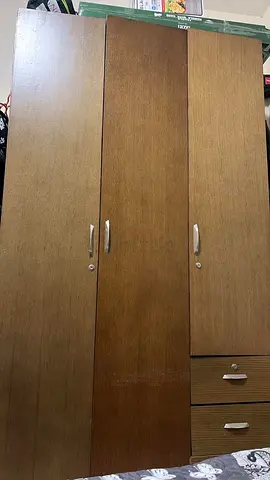3 door home centre used cabinet , spacious and good condition