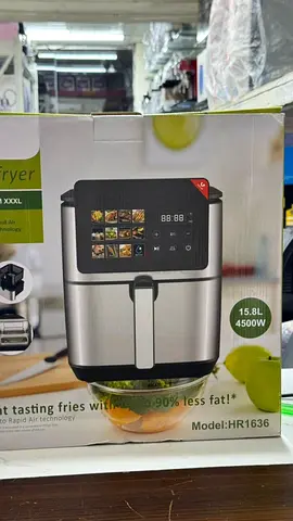15.8L Air Fryer 4500W (Model HR1636) - Large Capacity