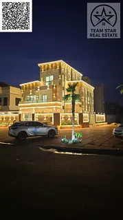Luxury corner villa for rent in Al Zahia – 6 master bedrooms and roof terrace | 1 minute from Moha