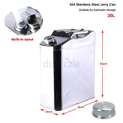 Jerry can stainless steel 20ltr