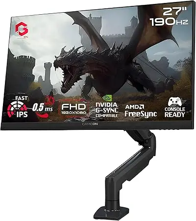 (FREE DELIVERY) GOM27FHD190IPSX Fast 190hz 1080p monitor *MONITOR ARM INCLUDED*