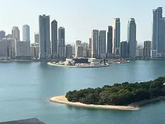 Free AC | Free parking | Gym, pool+jacuzzi free | Sea view with balcony | Direct Dubai exit | Maid r