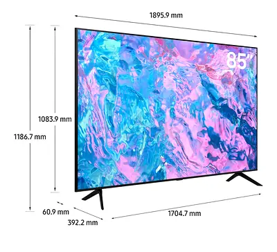 Samsung 85-inch B Crystal UHD Smart TV - Mint Condition