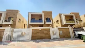 Two floors, ready for housing, ultra super deluxe modern finishinVilla for rent in Ajman Al Zahia 5