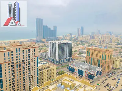 3 Bedroom, Living Room Apartment and Maid Room, Laundry Room with 5 Bathrooms for Annual Rent – Ajman Towers, Ajman