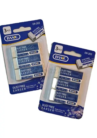 3PCS Eraser Set ER-203 – High Quality | Brand New