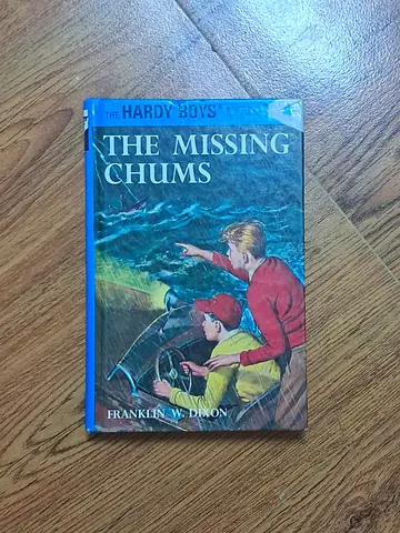 My copy of The Hardy Boys: The Missing Chums (hardcover)