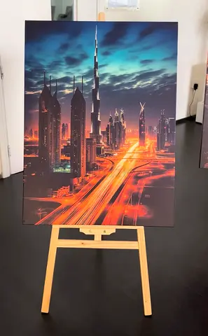 Stunning Canvas Artwork of Dubai Skyline 70x100 Canva