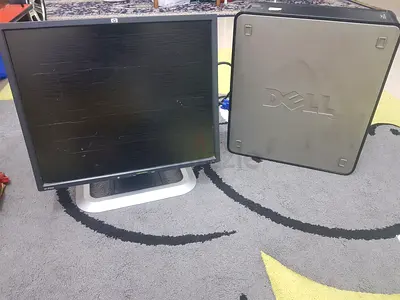 Dell desktop computer with monitor