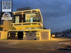 For sale in Al-Haliyo 2: a villa with five rooms, a majlis, a hall, a ground floor, a first floor, a