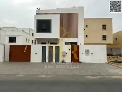Luxury villa in Al Zahia… Two floors + roof with five master bedrooms and a price that includes se