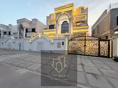 Luxury villa in Al Helio 2, facing Al Hamidiya Park Close to all services Land area: 3,400 sq. ft. B
