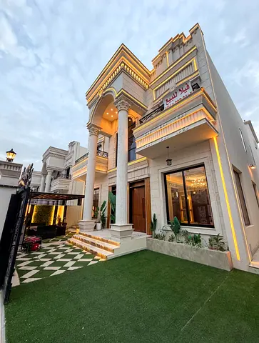 للبيع فيلا فاخرة في الحليو 2 – عجمان ✨🏡  💥 تشطيب VIP + تصميم كلاسيك + مساحة كبيرة 💥