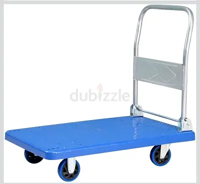 My 400kg Folding Platform Hand Trolley — Foldable Pushcart with 360° Swivel Wheels