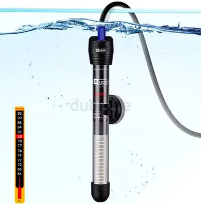 100W Aquarium Heater | Submersible Glass Fish Tank Heater with Adjustable Thermostat | Waterproof
