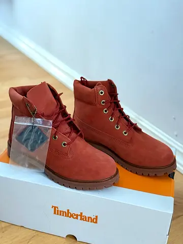 Timberland Premium Waterproof Boots - Rust/Orange (Brand New)