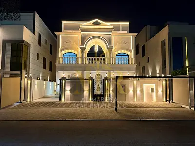A villa with all electricity, water and air conditioning fees included, on the main street, ready to move in, in the most prestigious areas of Ajman.