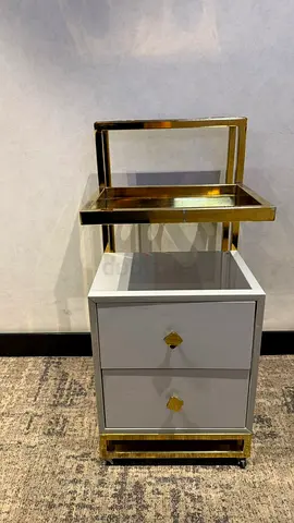 Professional high-quality Hair dresser table stand with 2 drawers