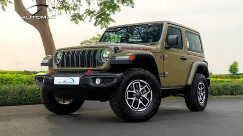 ( 5 Years Warranty + 3 Years Service ) 2025 Jeep Wrangler Rubicon 2.0L Turbo 4x4 GCC 0Km