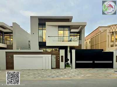 villa near the mosque, with electricity, water, and central air conditioning, ready for occupancy. Second plot from Sheikh Ammar Street.
