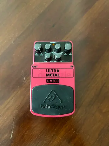 Behringer ultra metal distortion pedal