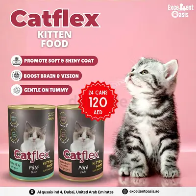 Catflex Kitten Food - 24 Cans for Sale