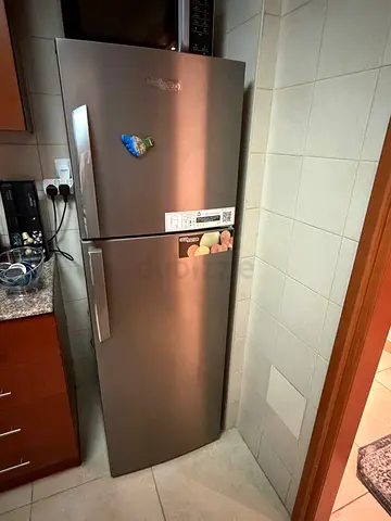 Stainless steel refrigerator - good working condition