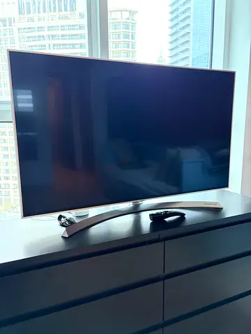 LED LCD TV with curved stand - working condition