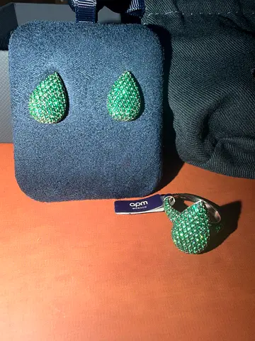 APM Monaco earrings and ring