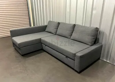 L shape sofa bed with storage Ikea FRITHEN