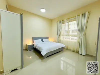 ✨ Brand new, fully furnished 2-bedroom apartment for monthly rent in Al Nuaimiya 1. Prime location opposite Al Ain Palace Hotel, near Al Ain Market