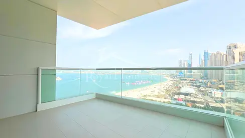 6 cheques/ AL Bateen residence in JBR / 2BR Apt |Palm view 08 unit