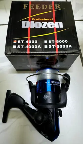 Fishing Reel ST-4000 FEEDER Blue with line